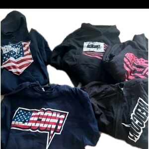 🔥 Redcon1 Gym Bundle (12) Item Lot- Hoodies, Tees, Bags - S/M